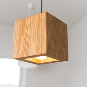 Wooden ceiling lamp